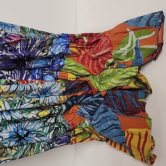 Jams World Fern Grotto Beautiful Vibrant Color Leaf &Floral Maxi Sz S Gardencore - Picture 6 of 16